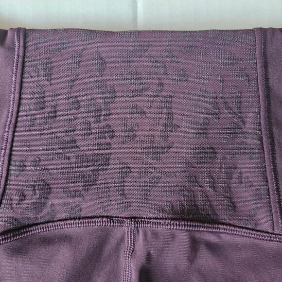 Rare Lululemon Women’s Wunder Under 7/8 Leggings Scatter Floral Adobe Size 6 EUC - Picture 4 of 6